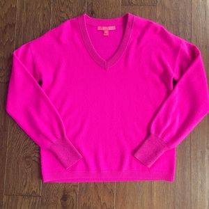 Lilly Pulitzer Cashmere Sweater Hot Pink XS